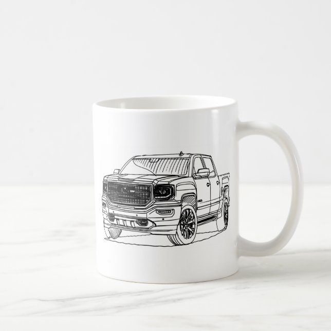 Taza De Café GMC Sierra 2016 (Derecha)