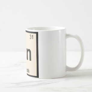 Taza De Café Gn - Símbolo de la Tabla Periódica Química de Ñoqu
