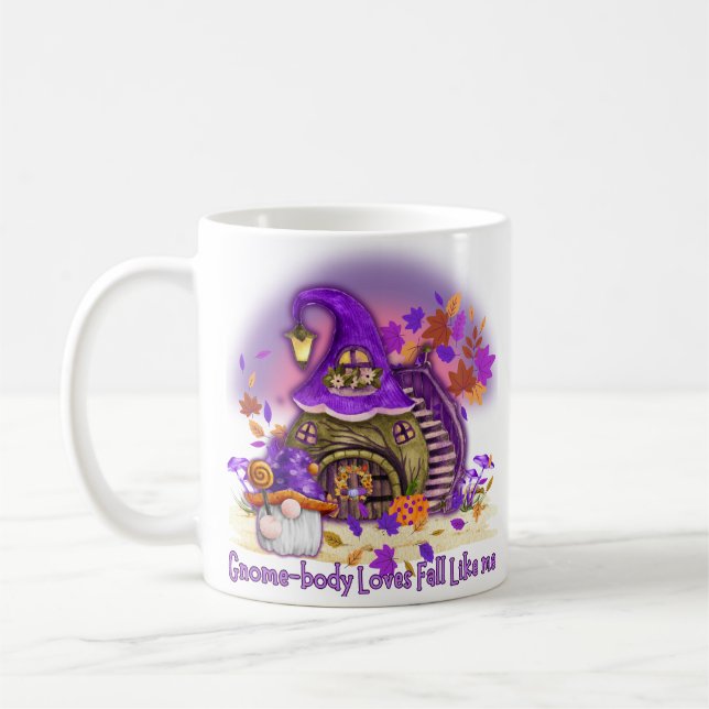 Taza De Café Gnome-body ama caer como yo (Izquierda)