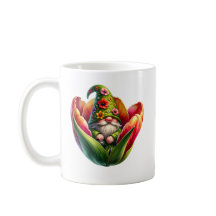 Gnome de jardín de acuarela caprichosa