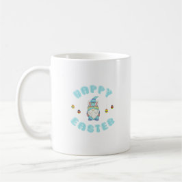 Taza De Café Gnome de la primavera de los conejos de conejo caz