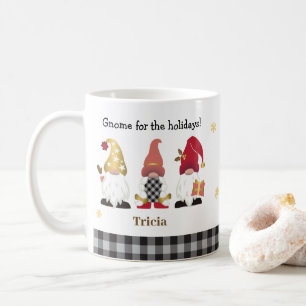 Taza De Café Gnome de moda para las vacaciones de búfalo revest