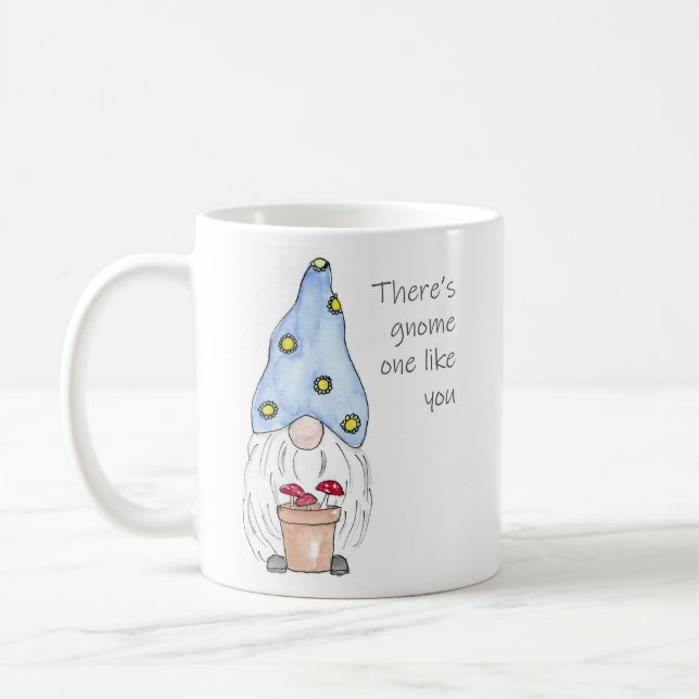 Taza De Café Gnome del jardín de primavera (Izquierda)
