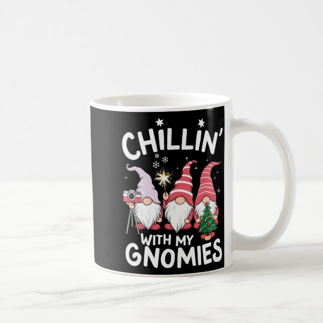 Taza De Café Gnome Family Christmas Chillin With My Gnomies _1  (Derecha)