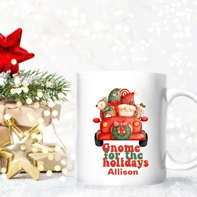 Taza De Café Gnome gracioso para los Navidades de vacaciones (Subido por el creador)