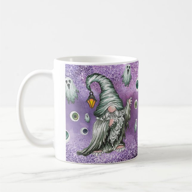 Taza De Café Gnome Halloween Mug (Izquierda)