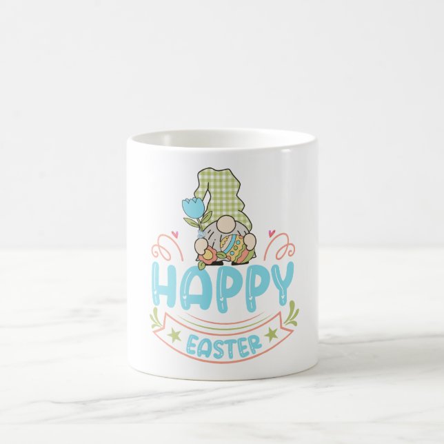 Taza De Café Gnome Happy Easter (Centro)