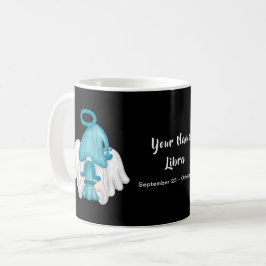 Taza De Café Gnome Libra Astrología Rótulo Angel Tu Nombre