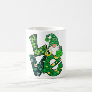 Taza De Café Gnome Love Funny St Patricks Day
