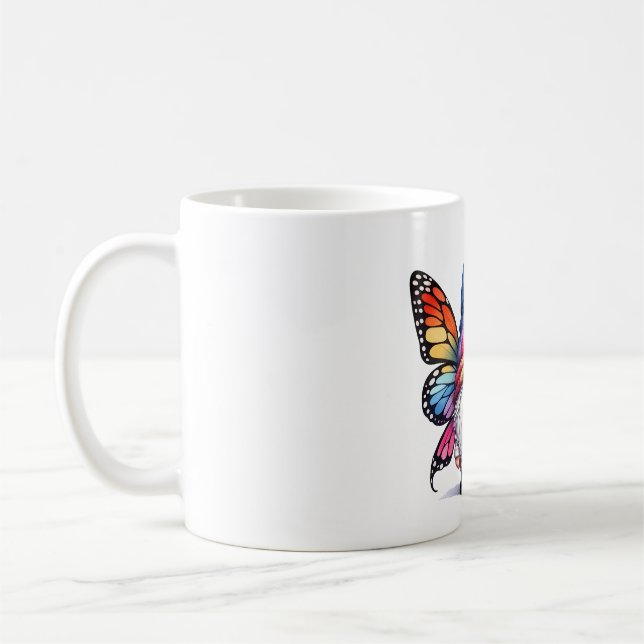 Taza De Café Gnome mágico con alas (Izquierda)