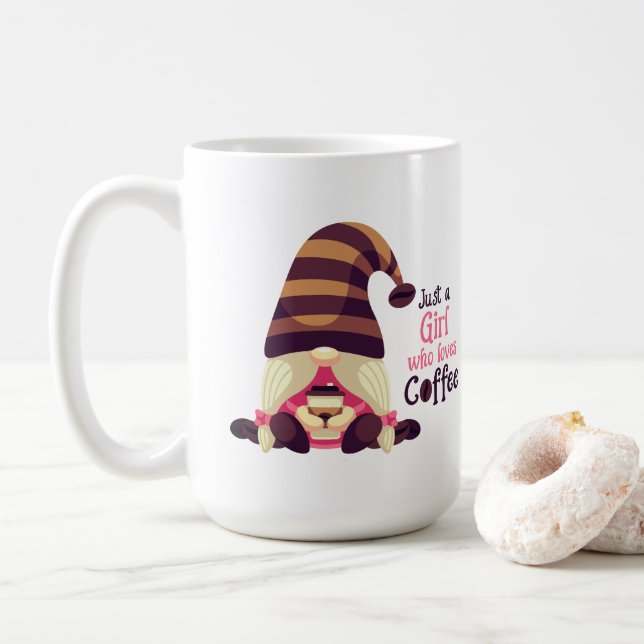 Taza De Café Gnome-Mug (Con donut)