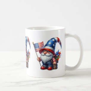Taza De Café Gnome Patriótico Coffee Mug