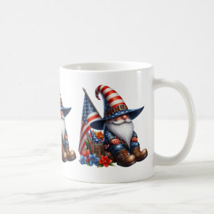 Taza De Café Gnome Patriótico Coffee Mug