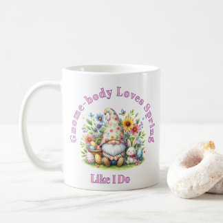 Taza De Café Gnome Primavera 