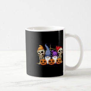 Taza De Café Gnome Skeleton Lazy Halloween Disstume Cuerdo Cala