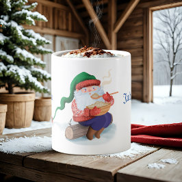 Taza De Café Gnome sueco Jultomten Fika |