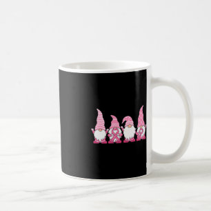 Taza De Café Gnomes Cáncer de Mama Conciencia Paz Lover Gift Wo