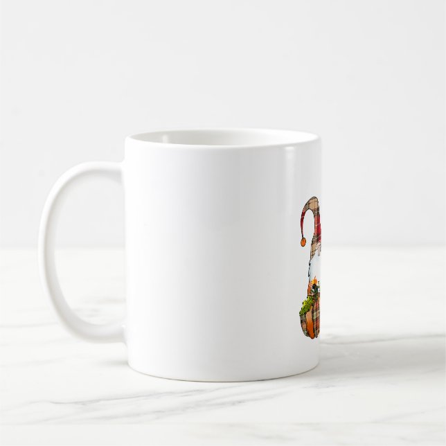 Taza De Café Gnomes de calabaza caen otoño cute Halloween (Izquierda)