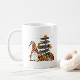 Taza De Café Gnomes de Halloween, otoño, calabazas