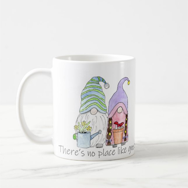 Taza De Café Gnomes de primavera (Izquierda)