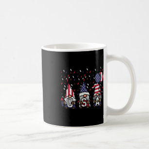 Taza De Café Gnomes Ee.Uu. Bandera Estadounidense Memorial Day 