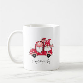Taza De Café Gnomes in Love Valentine's Day Design
