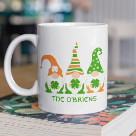 Taza De Café Gnomes irlandeses divertidos