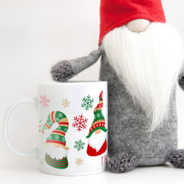 Taza De Café Gnomes Navidades personalizados