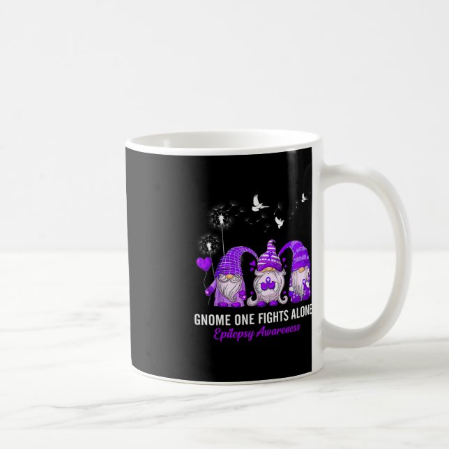 Taza De Café Gnomes One lucha solo contra la epilepsia (Derecha)