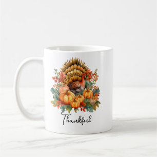 Taza De Café Gnomes otoñales con calabazas Cute Caída Acción de