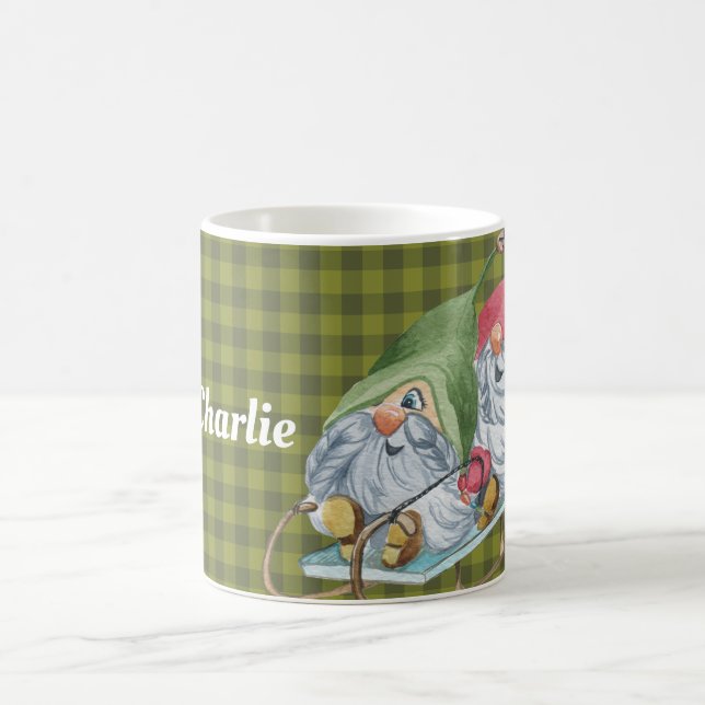 Taza De Café Gnomis de sensaciones caprichosas personalizados (Centro)