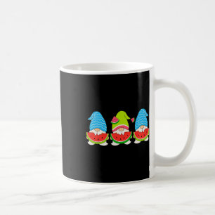 Taza De Café Gnomo de verano comiendo sandía Gnomos Navidad