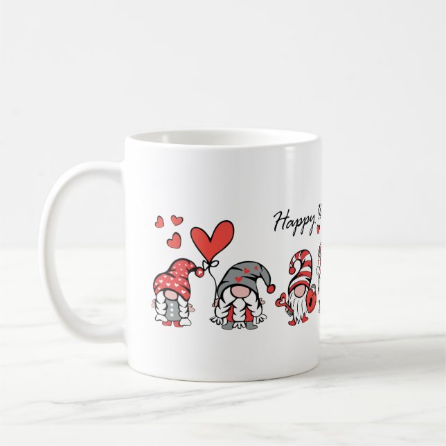 Taza De Café Gnomo del Día de San Valentín (Izquierda)