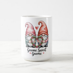 Taza De Café GNOMO DULCE GNOMO: Diseño caprichoso de acuarela