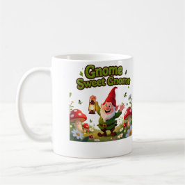 Taza De Café Gnomo Dulce Gnomo Diseño Gráfico de Gnomo de Jardí