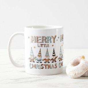 Taza De Café Gnomo Feliz Pequeña Navidad