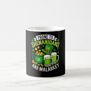 Taza De Café Gnomo irlandés del día de San Patricio propenso a