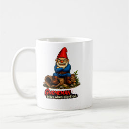 Taza De Café Gnomo muerde cuando se asusta Divertido Fantasía G