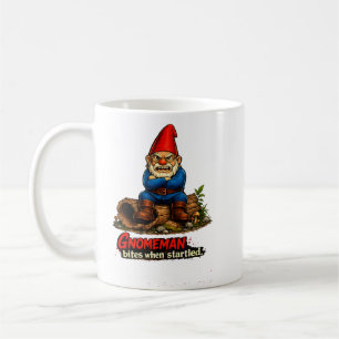 Taza De Café Gnomo muerde cuando se asusta Divertido Fantasía G
