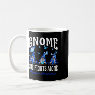 Taza De Café Gnomo Uno Lucha Solo Conciencia de Alopecia 1