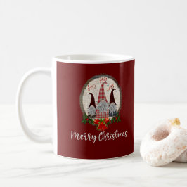 Taza De Café Gnomos Navideños Alegres Rústicos y Modernos 