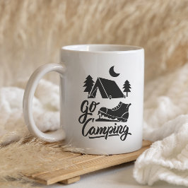 Taza De Café Go Camping Mug – Adventure Awaits Outdoors
