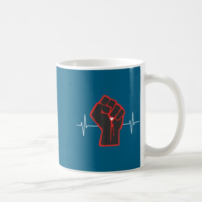 Taza De Café Go Red Heart Disease Awareness Month  (Derecha)