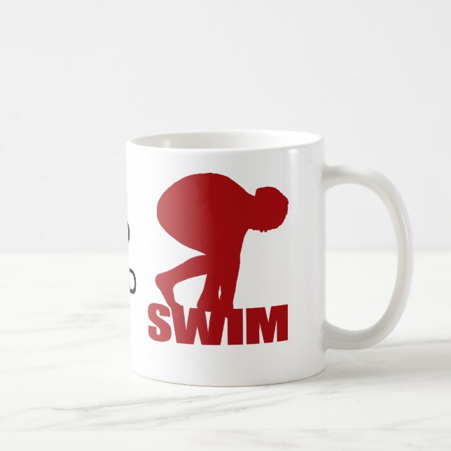 TAZA DE CAFÉ GO ROJO SWIM COFFEE MUG (Derecha)