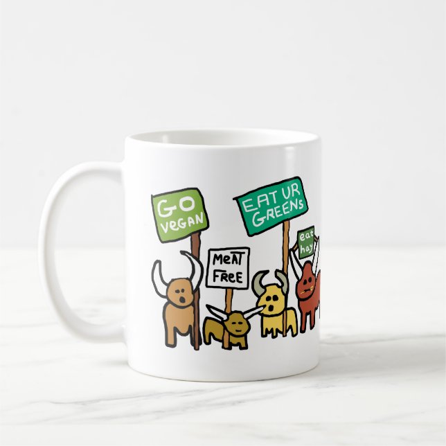 Taza De Café Go Vegan (Izquierda)