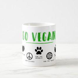 Taza De Café go vegan mug