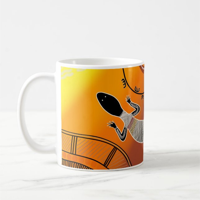 Taza De Café Goanna Dreaming (Izquierda)
