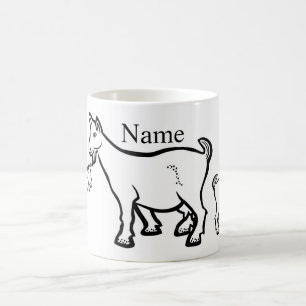 Taza De Café Goat Animal Thunder_Cove
