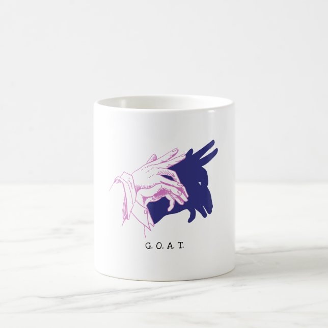 Taza De Café GOAT- El mejor de todos los tiempos (Centro)
