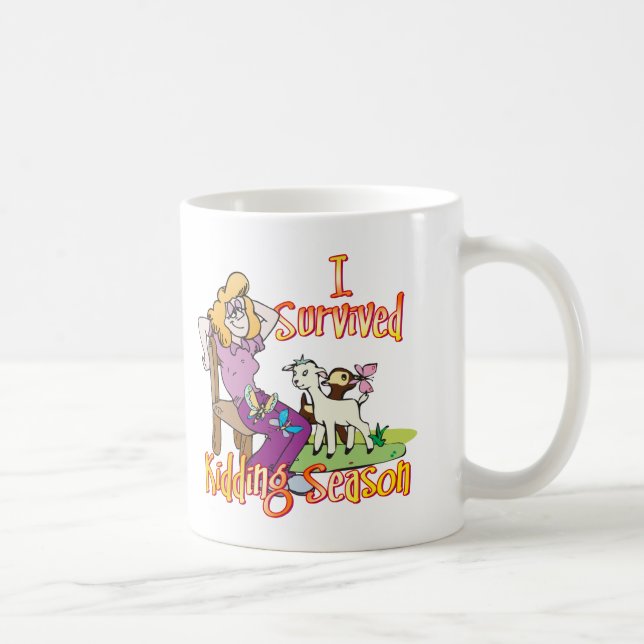 Taza De Café GOAT | Graciosa temporada de Kidding de GetYerGoat (Derecha)